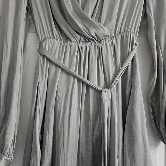 Bardot Wrap Dress - Sea Foam - Picture 4 of 10